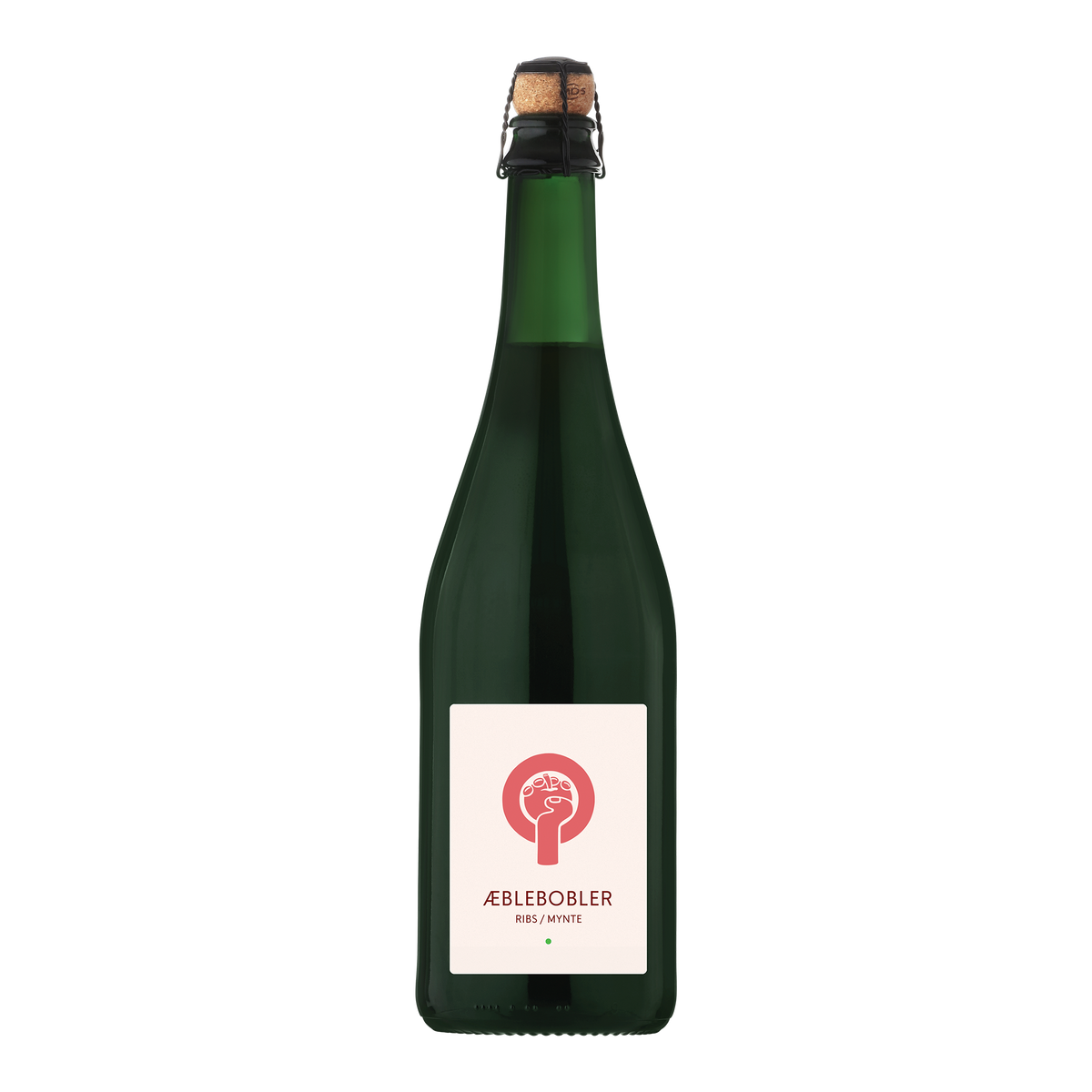 Æblebobler: Ribs/Mynte. Alkoholfri 0.0%